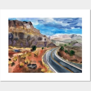 Road to the Canyon Posters and Art